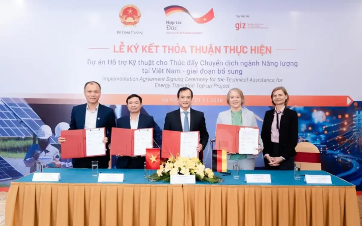 Việt Nam – Đức gia hạn dự án chuyển dịch năng lượng đến hết năm 2026