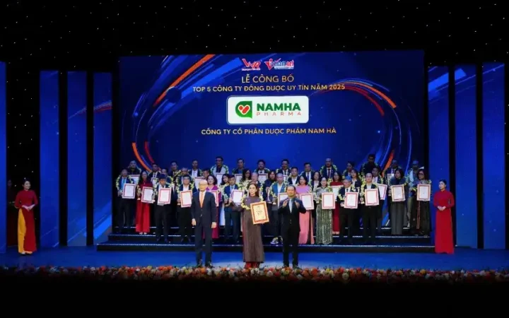 Dược Nam Hà giữ vững vị thế Top 5 Công ty Đông dược uy tín 2025