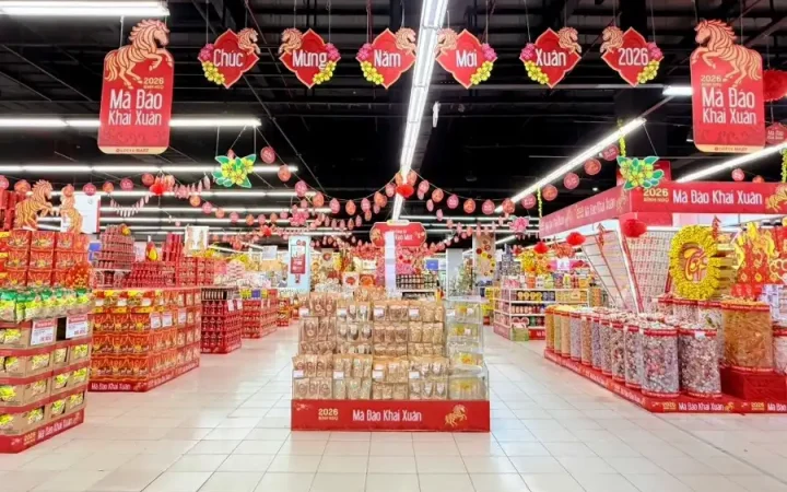 Nhu cầu hàng thiết yếu có thể tăng đến 30% trong mùa sắm Tết