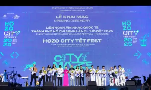 TP. Hồ Chí Minh khai mạc chuỗi hoạt động văn hóa, âm nhạc Hozo City Tết Fest 2025 chào đón năm mới