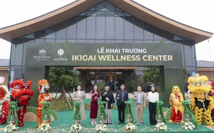 Cư dân đảo Vũ Yên hào hứng trải nghiệm tắm Onsen chuẩn Nhật Bản trong ngày khai trương Ikigai Wellness Center