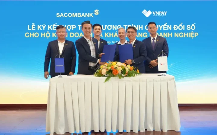 Sacombank và VNPAY phối hợp triển khai các giải pháp thanh toán và nộp thuế số