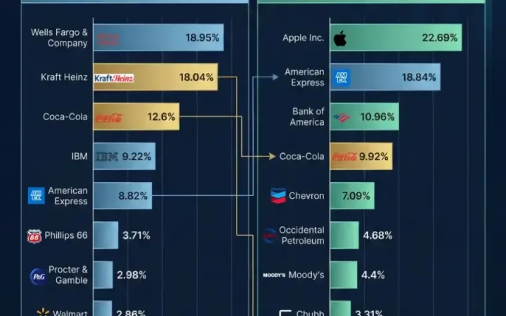 Danh mục của tỷ phú Warren Buffett thay đổi thế nào sau một thập kỷ?