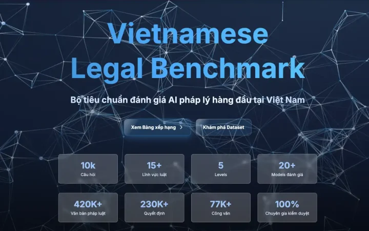 Doanh nghiệp công nghệ Việt công bố bộ chuẩn đánh giá và mô hình AI chuyên sâu cho ngành pháp luật