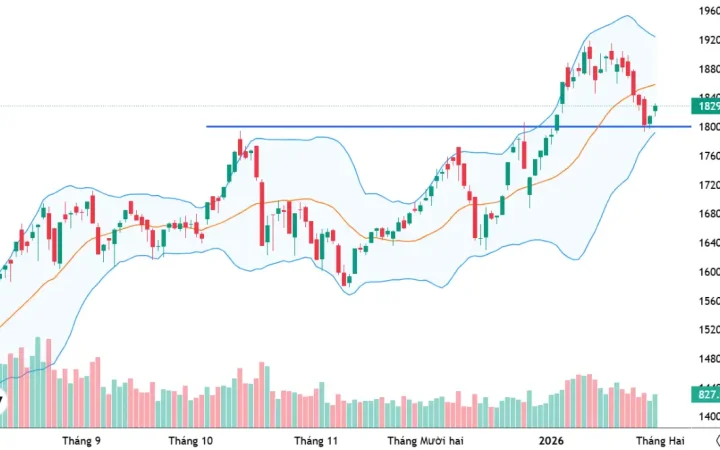Xu thế dòng tiền: VN-Index bật lên từ ngưỡng 1800 điểm, thị trường có vào “sóng đón Tết”?