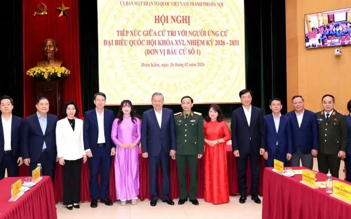 Tổng Bí thư Tô Lâm trao đổi với cử tri Thủ đô về các trụ cột phát triển