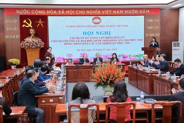 Trang bị kỹ năng vận động bầu cử cho người ứng cử đại biểu Quốc hội khóa XVI
