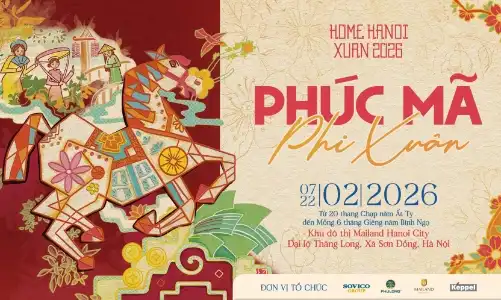 Home Hanoi Xuan 2026 trở lại với chủ đề “Phúc Mã Phi Xuân”