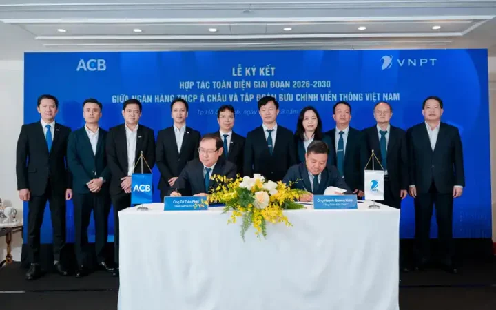 ACB và VNPT hợp tác toàn diện, mở rộng hệ sinh thái tài chính – công nghệ, thúc đẩy chuyển đổi số