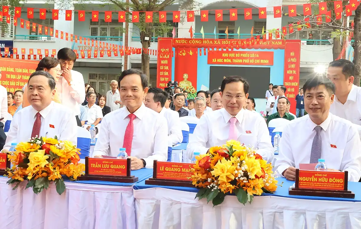 Cử tri TP. Hồ Chí Minh tự hào tham gia Ngày hội toàn dân