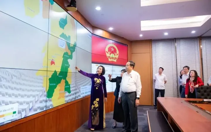 Chủ tịch Quốc hội: Kỳ bầu cử thể hiện rõ bước tiến trong chuyển đổi số