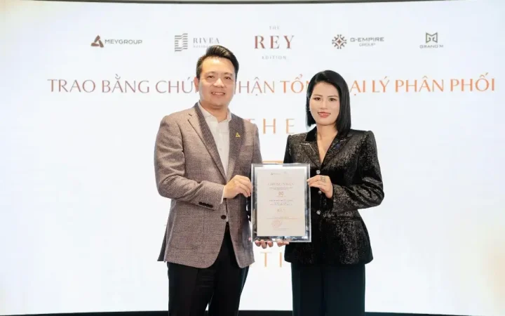 Grand M trở thành Tổng Đại lý phân phối “Biệt thự tầng không” The Rey Edition