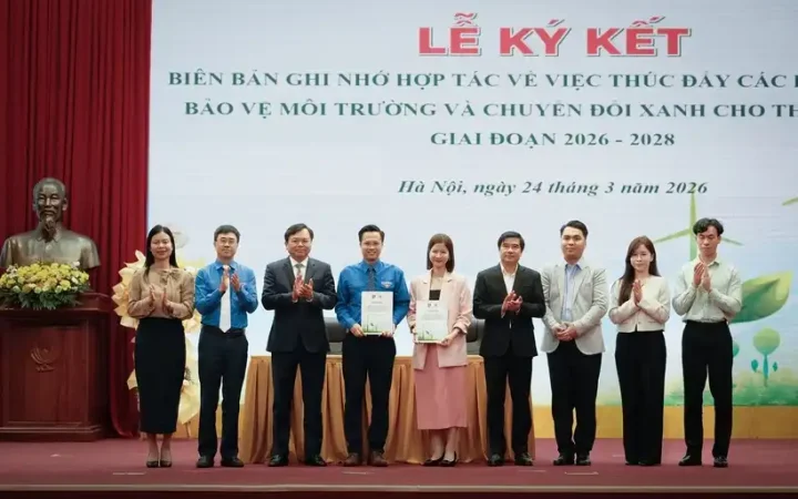 Quỹ Vì tương lai xanh cùng Đoàn Thanh niên Bộ NN&MT chung tay thúc đẩy sáng kiến xanh