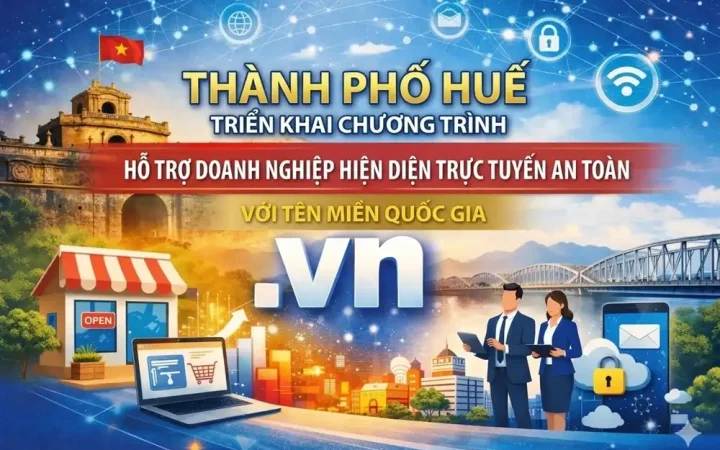Huế đặt mục tiêu có 12.000 tên miền .vn vào năm 2030