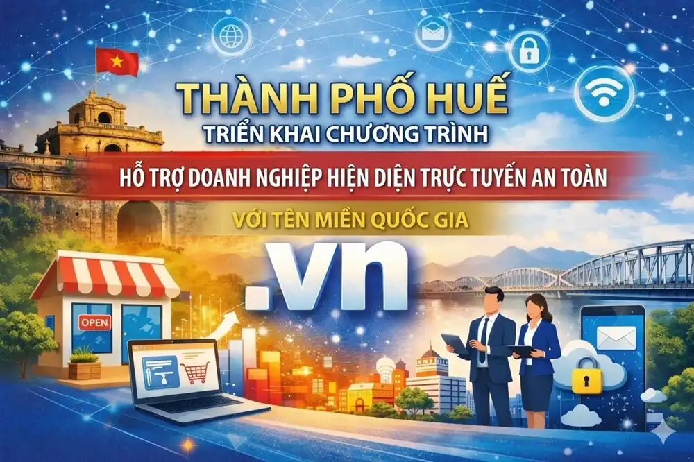 Huế đặt mục tiêu có 12.000 tên miền .vn vào năm 2030