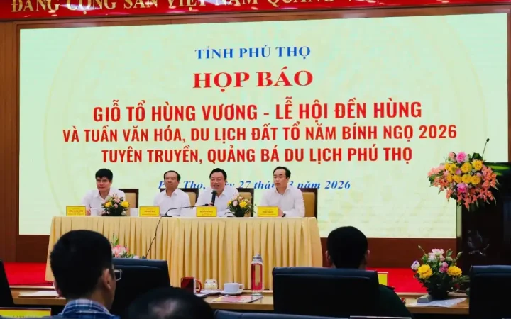 Phú Thọ công bố thông tin về Lễ Giỗ Tổ Hùng Vương và Tuần Văn hóa – Du lịch Đất Tổ 2026