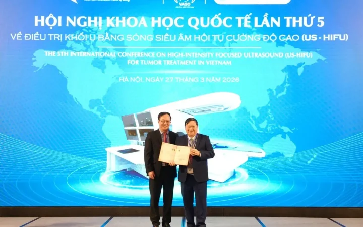 Việt Nam từng bước làm chủ công nghệ US-HIFU trong điều trị u không xâm lấn