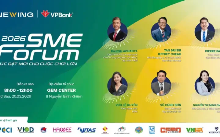 SME Forum 2026: VPBank SME kết nối tri thức quản trị cho doanh nghiệp sản xuất Việt