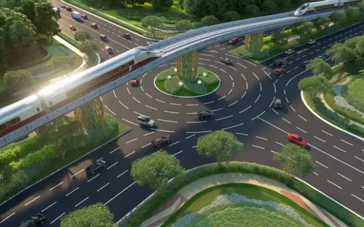 Sun Group tăng tốc thi công trục xương sống DT975 và tàu điện LRT tại Phú Quốc