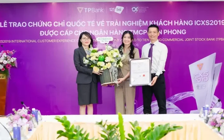 TPBank: Ngân hàng đầu tiên tại Việt Nam đạt chứng chỉ ICXS2019