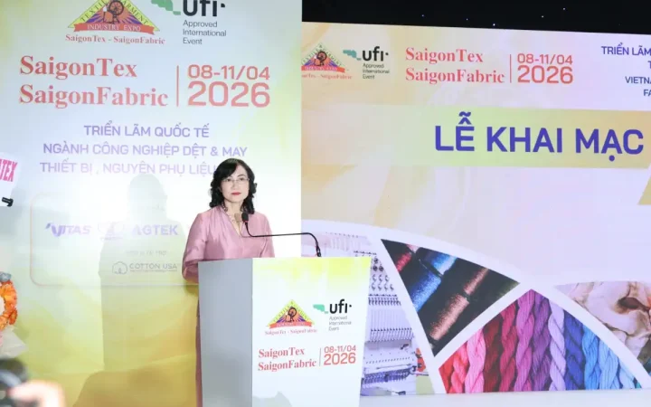 SaigonTex- SaigonFabric 2026: Kết nối công nghệ, nâng cao sức cạnh tranh ngành dệt may