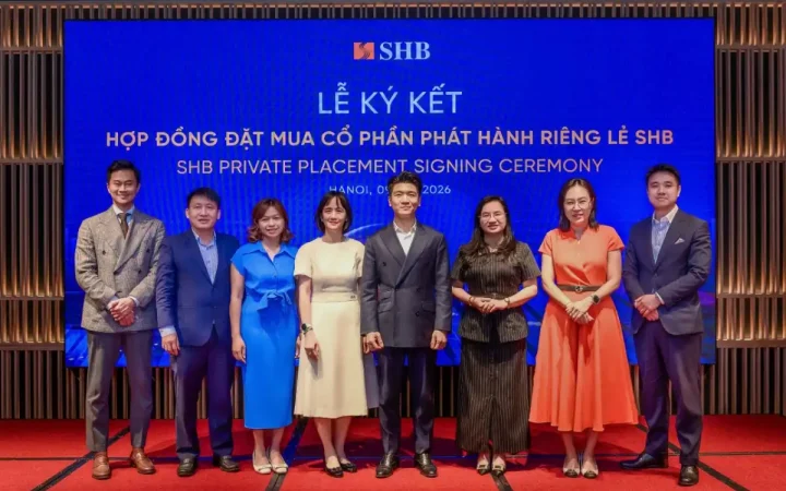 SHB ký kết thỏa thuận phát hành riêng lẻ với hàng loạt quỹ đầu tư lớn