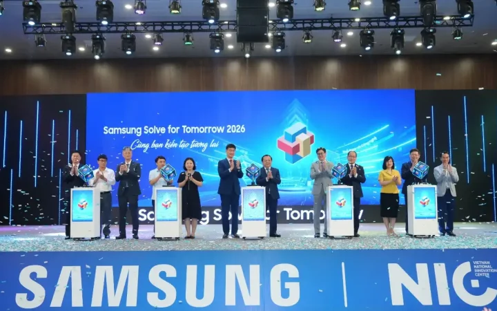 Samsung Việt Nam phối hợp NIC khởi động Samsung Solve for Tomorrow 2026
