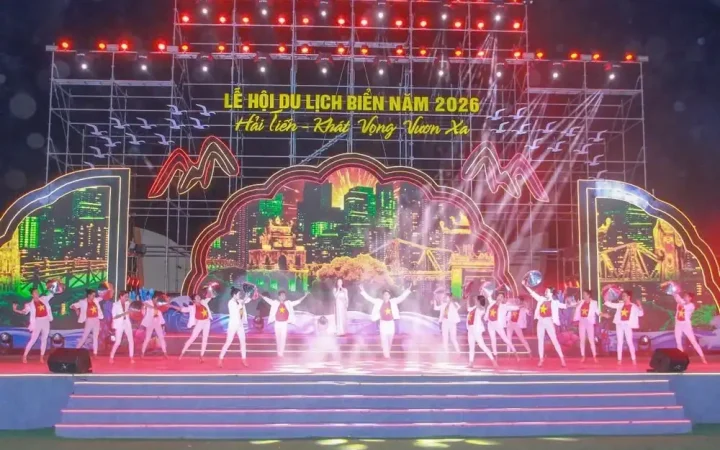 Lễ hội du lịch biển Hải Tiến 2026 với thông điệp Khát vọng vươn xa
