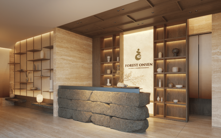 Khám phá các dòng khoáng tại Forest Onsen – Tổ hợp onsen trị liệu cách bến Bạch Đằng 30 phút lái xe