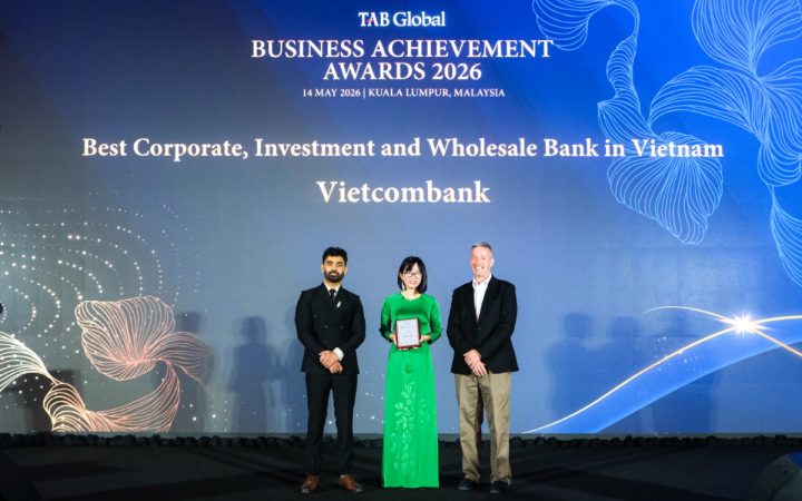 Vietcombank khẳng định vị thế dẫn đầu với 7 giải thưởng quan trọng tại The Asian Banker Summit 2026