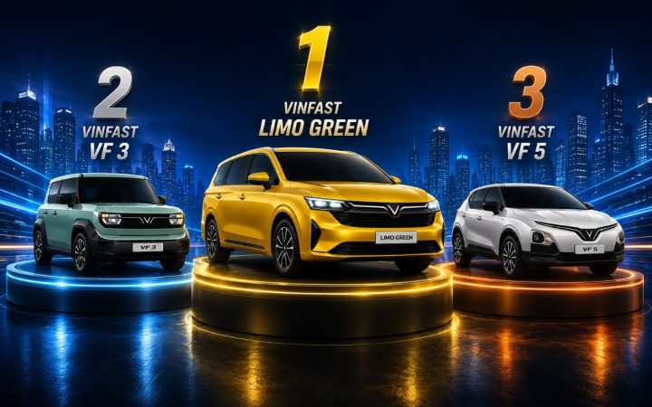 Top 10 ô tô bán nhiều nhất thị trường Việt Nam tháng 4: Xe điện áp đảo