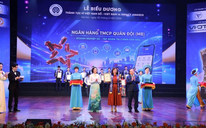 BIZ MBBANK được vinh danh thành tựu vì Việt Nam số 2026