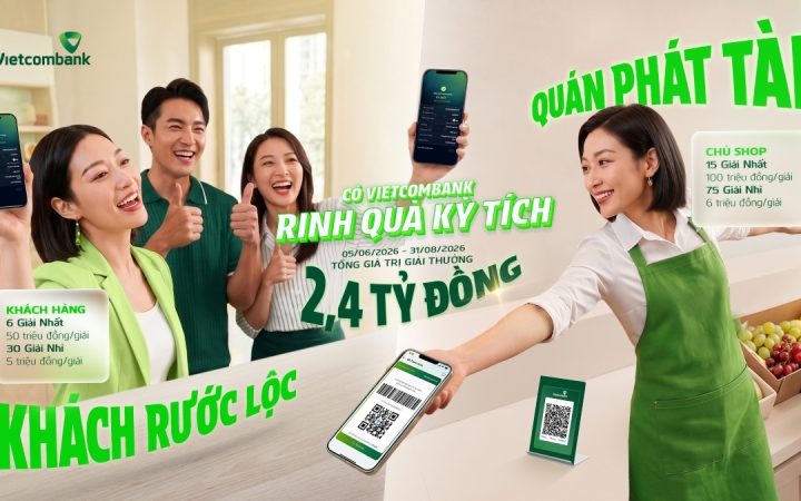 Vietcombank triển khai chương trình đồng hành cùng hộ kinh doanh với ưu đãi lên đến 2,4 tỷ đồng