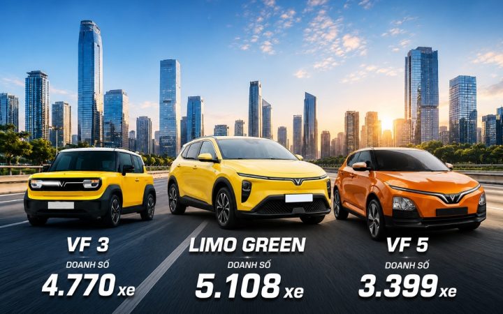Top 10 xe bán chạy nhất thị trường Việt tháng 5/2026: Xe điện áp đảo