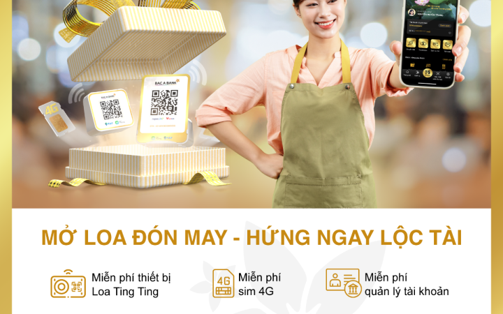 BAC A BANK ra mắt Loa thông báo biến động số dư tài khoản dành cho hộ kinh doanh