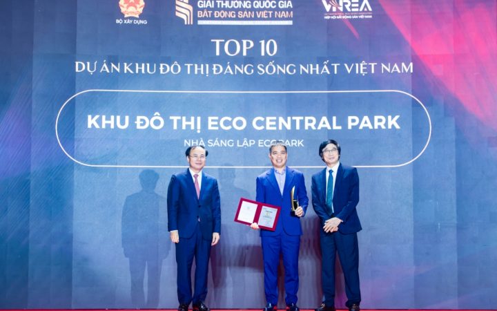 Nhà sáng lập Ecopark lập cú đúp tại Giải thưởng Quốc gia Bất động sản Việt Nam lần thứ 2