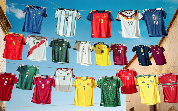 Vải polyester tái chế được sử dụng cho áo đấu World Cup 2026