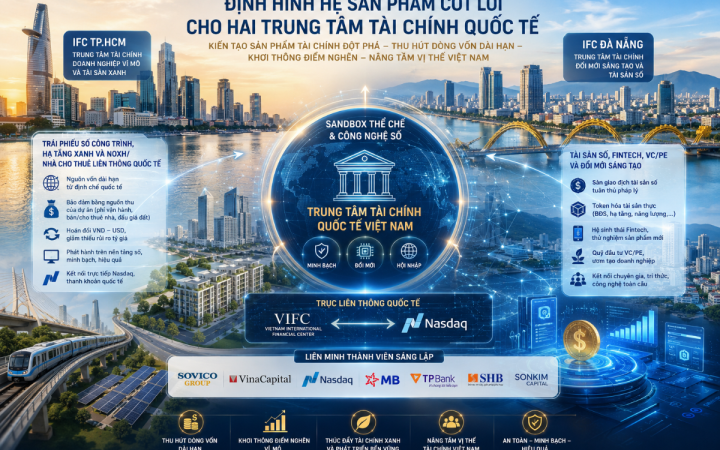 Định hình hệ sản phẩm cốt lõi cho hai trung tâm tài chính quốc tế