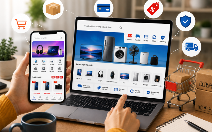 4 tháng, người Việt chi hơn 10 nghìn tỷ để mua sắm đồ điện tử online